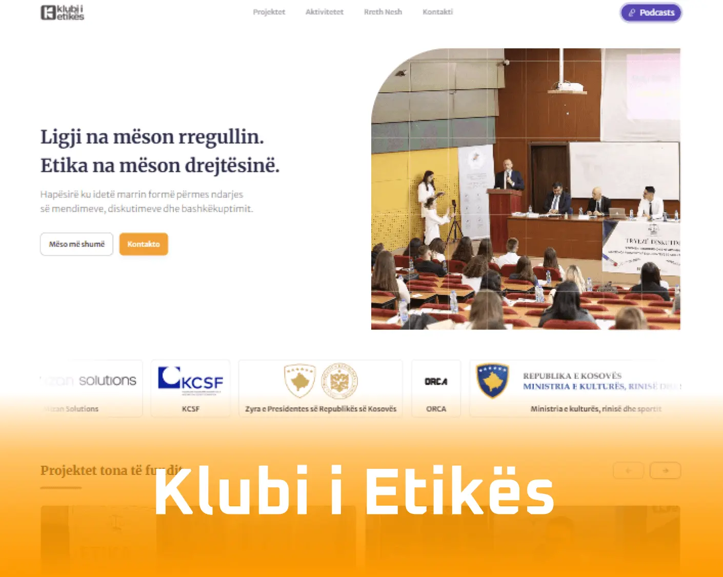 Ethics Club Website & CMS Platform